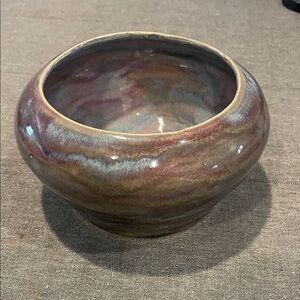 Elegant Multicolor pottery Ceramic Bowl, handmade